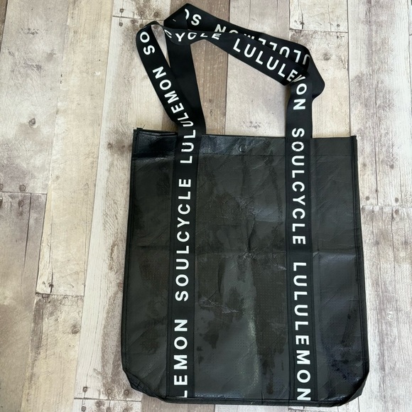 Lululemon Black Reusable Shopping bag. - Picture 2 of 4